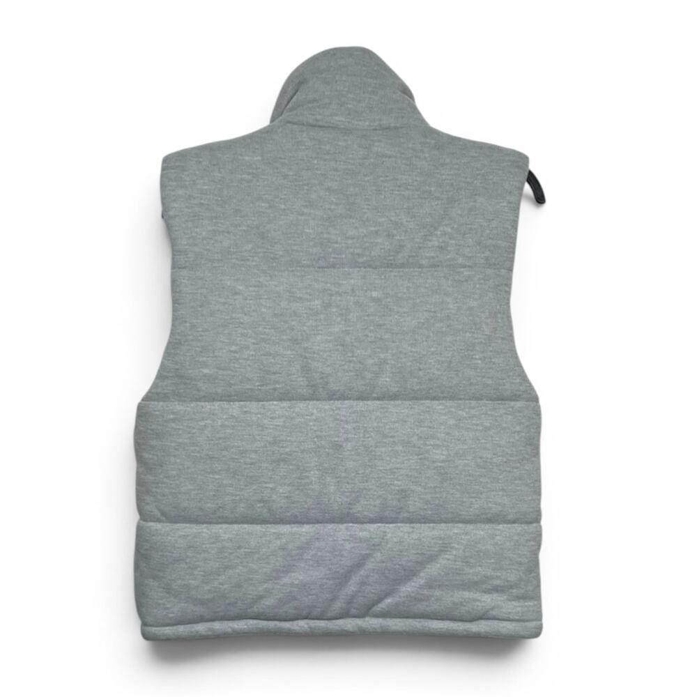 Parke light grey knit puffer vest size Large - Picture 7 of 8